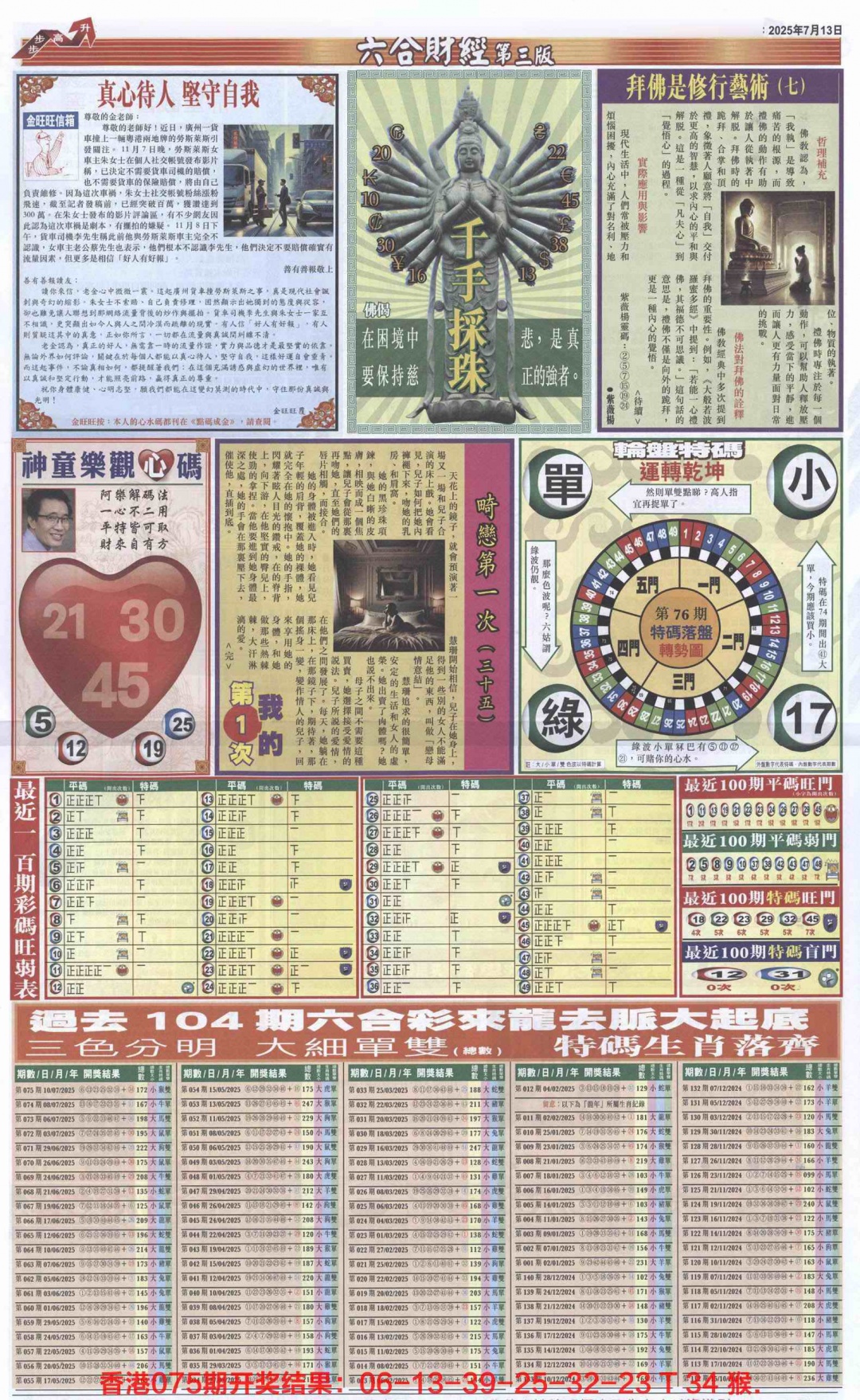 六合彩076期六合财经C加大版