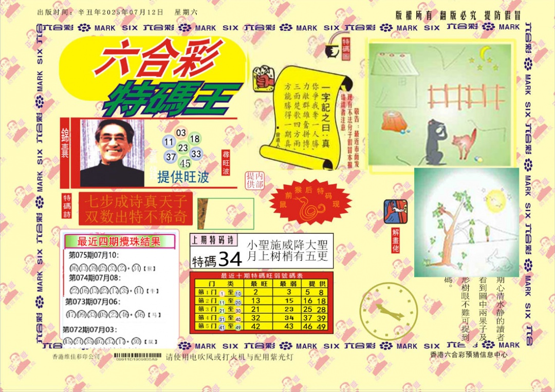 六合彩076期特码王
