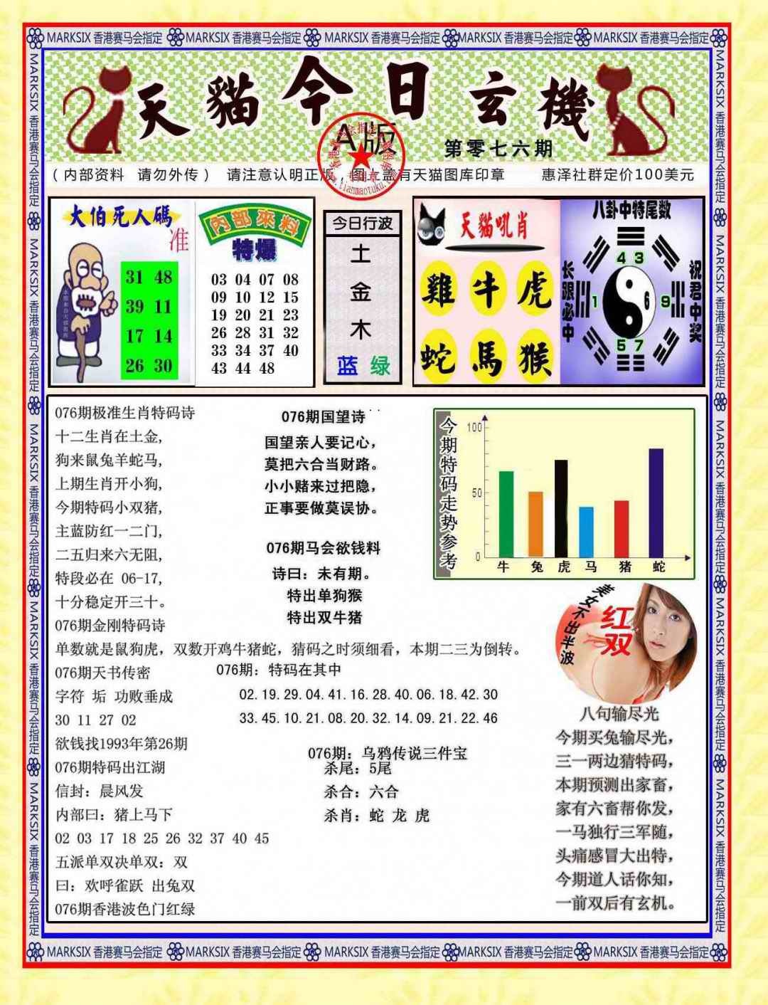 六合彩076期今日玄机图A