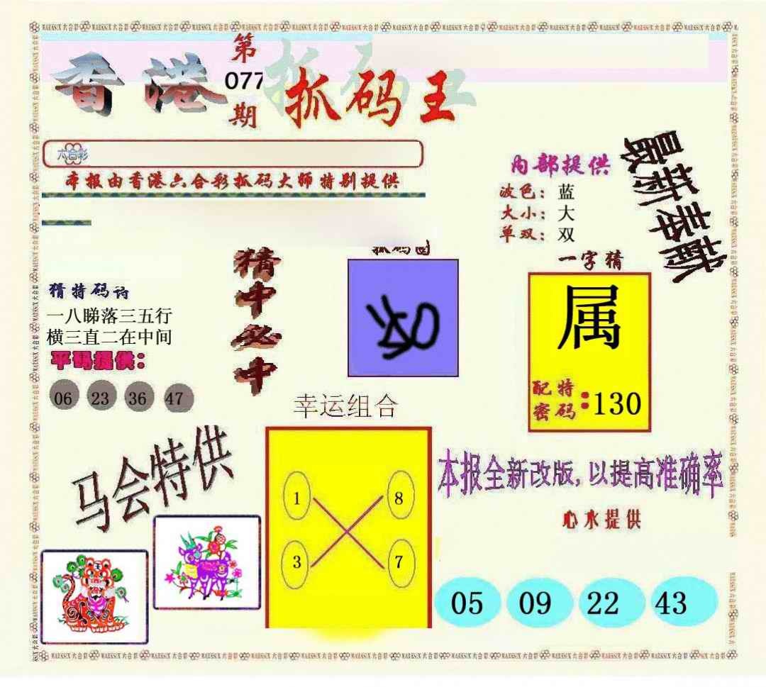 六合彩077期新抓码王