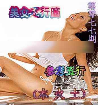 六合彩077期美女五行图
