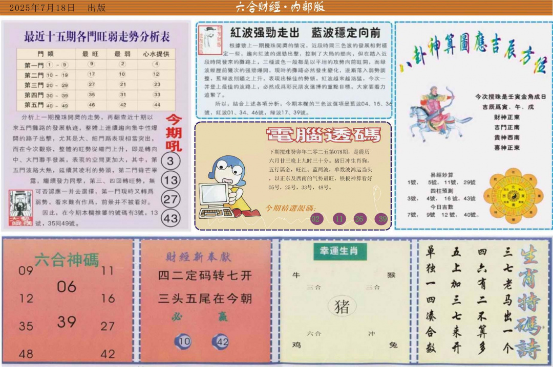 六合彩078期六合财经B