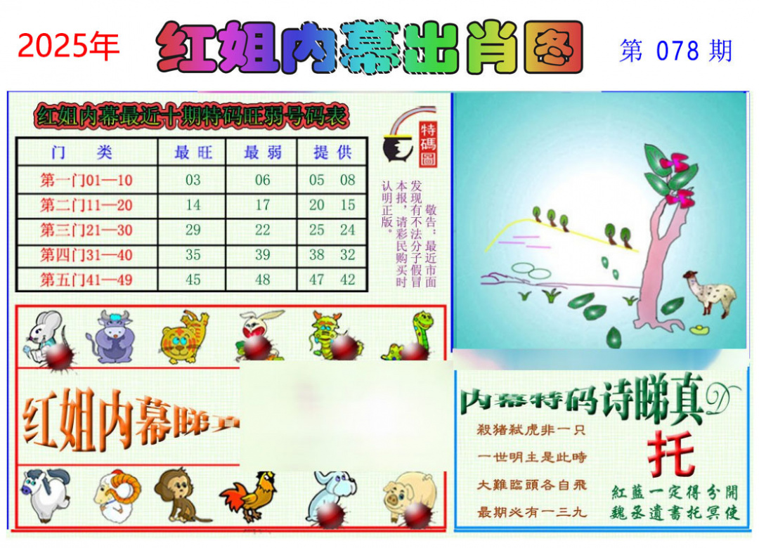 六合彩078期红姐内幕出肖