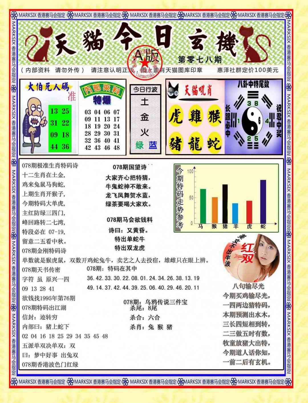 六合彩078期今日玄机图A