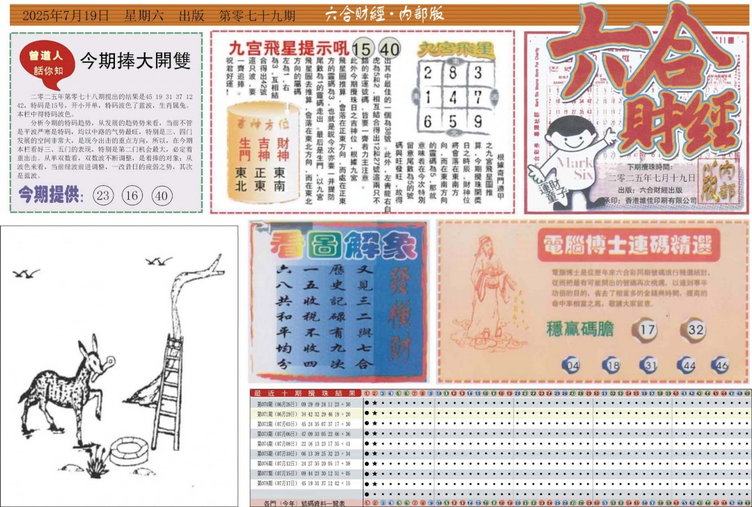 六合彩079期六合财经A