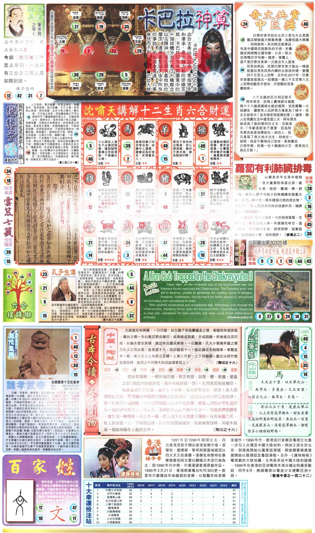 六合彩079期新报玄机(港版)D