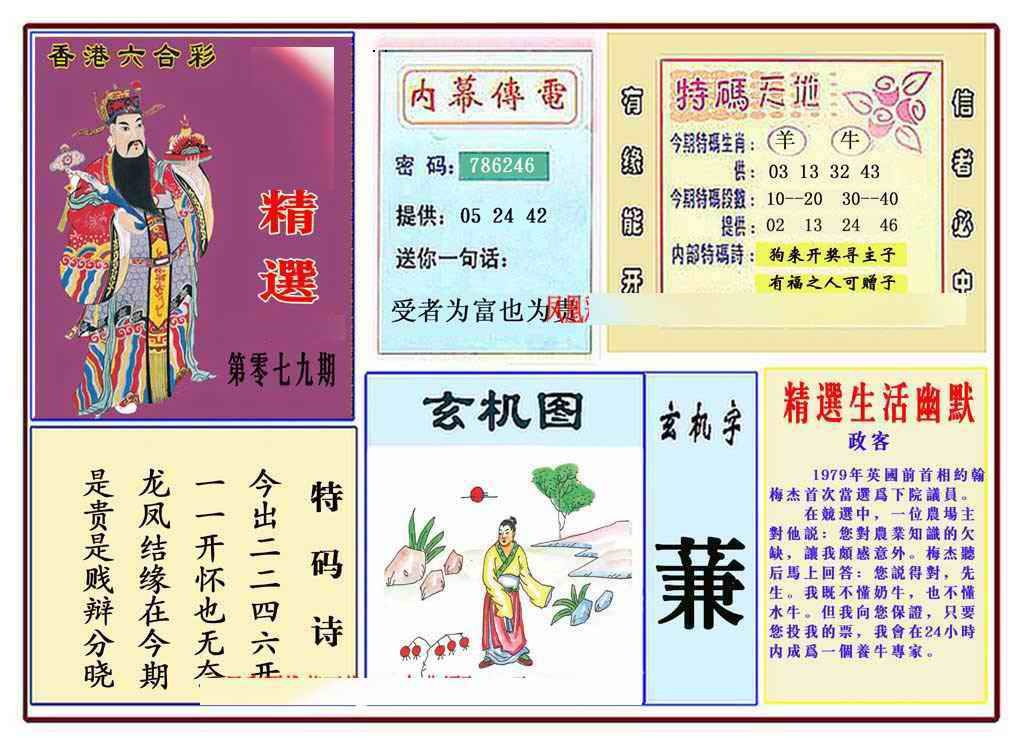 六合彩079期马经精选(新图推荐)