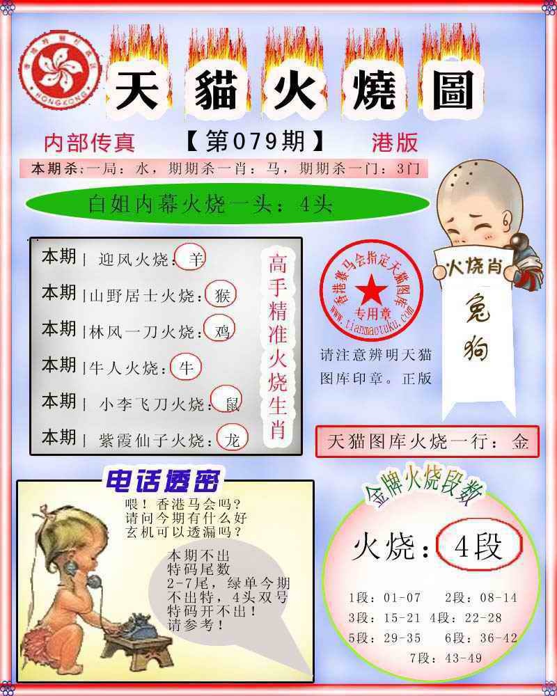 六合彩079期火烧图记录