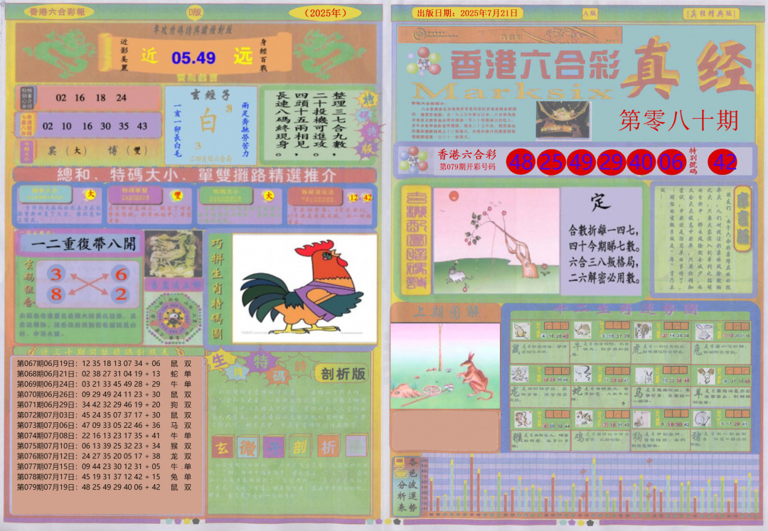 六合彩080期真经A