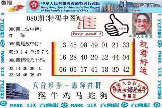 六合彩080期香港内幕报(新图)