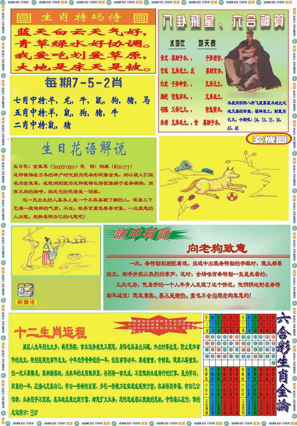 六合彩080期马经B(新图推荐)