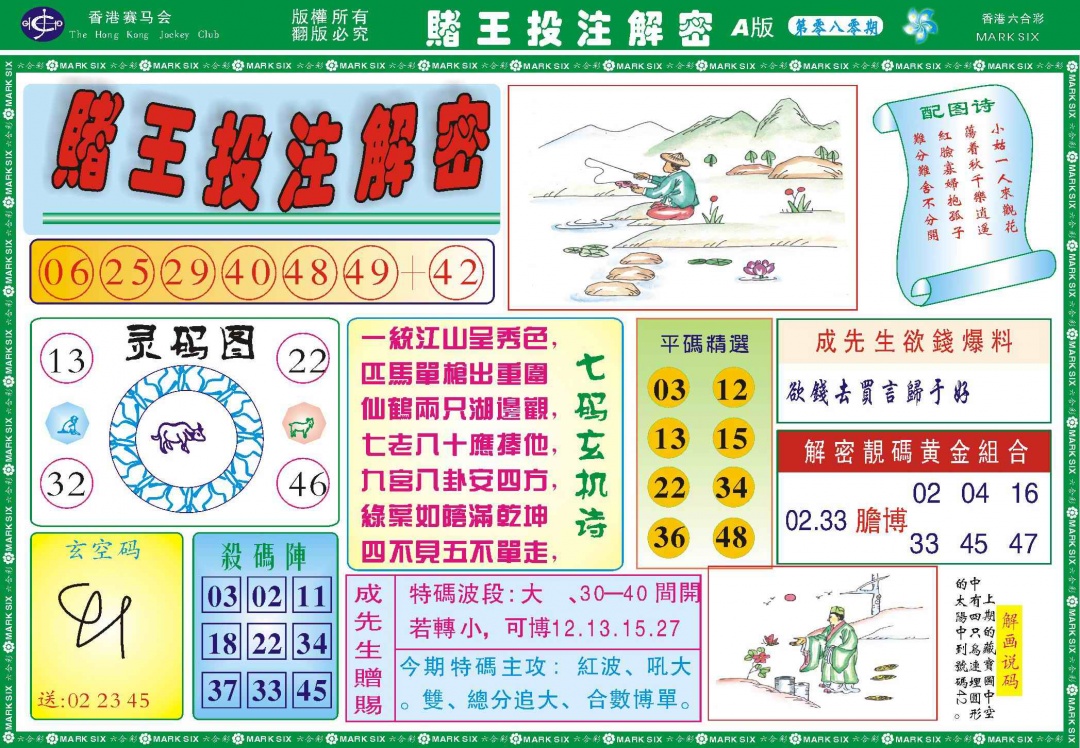 六合彩080期赌王投注解密记录