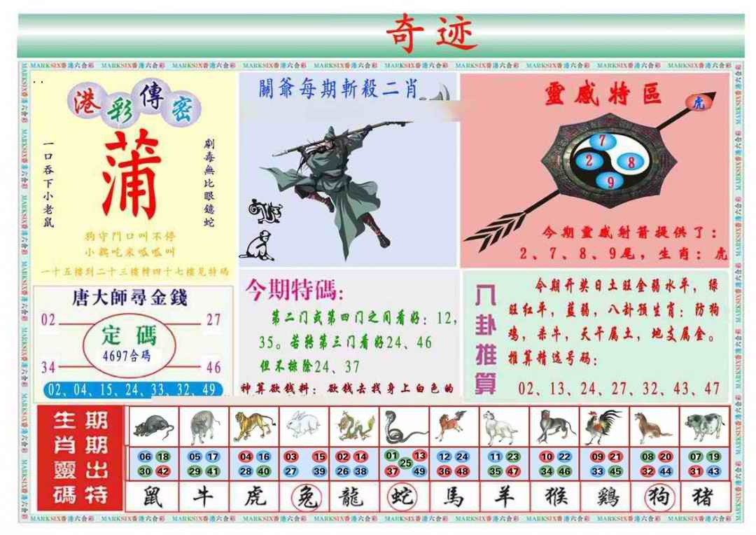 六合彩081期马经奇迹B(新图推荐)