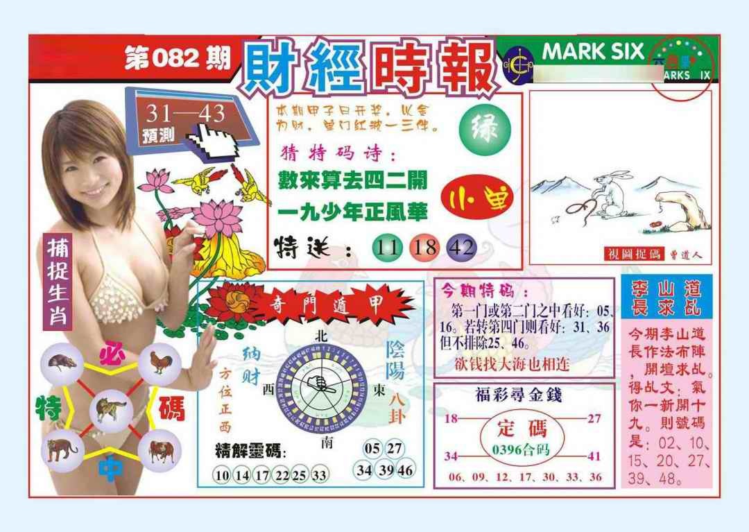 六合彩082期财经时报(新图)