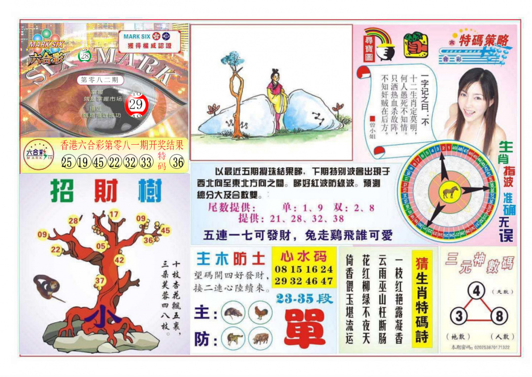 六合彩082期天眼神算