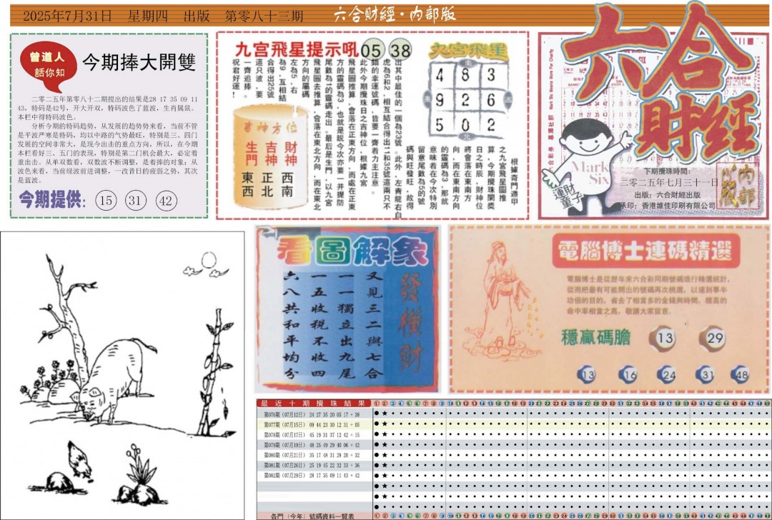 六合彩083期六合财经A