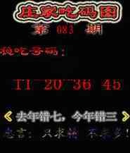 六合彩083期庄家吃码图