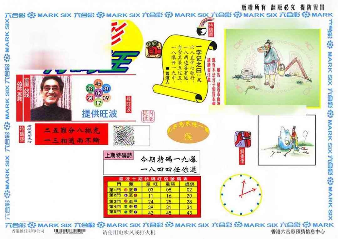 六合彩083期特码王(信封)
