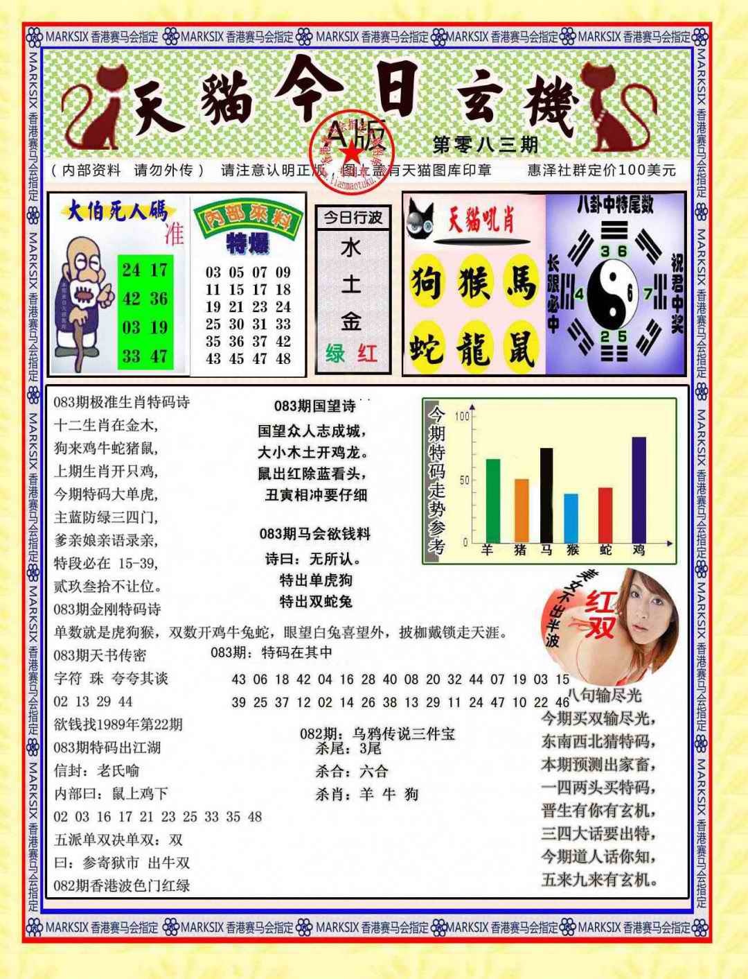 六合彩083期今日玄机图A