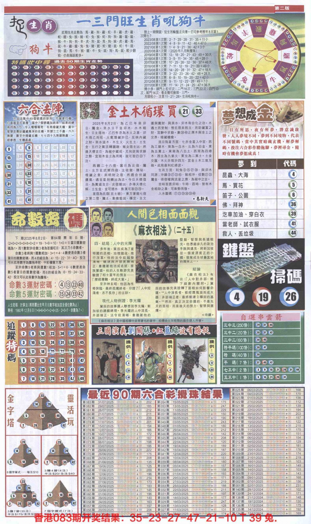 六合彩084期新报跑狗B