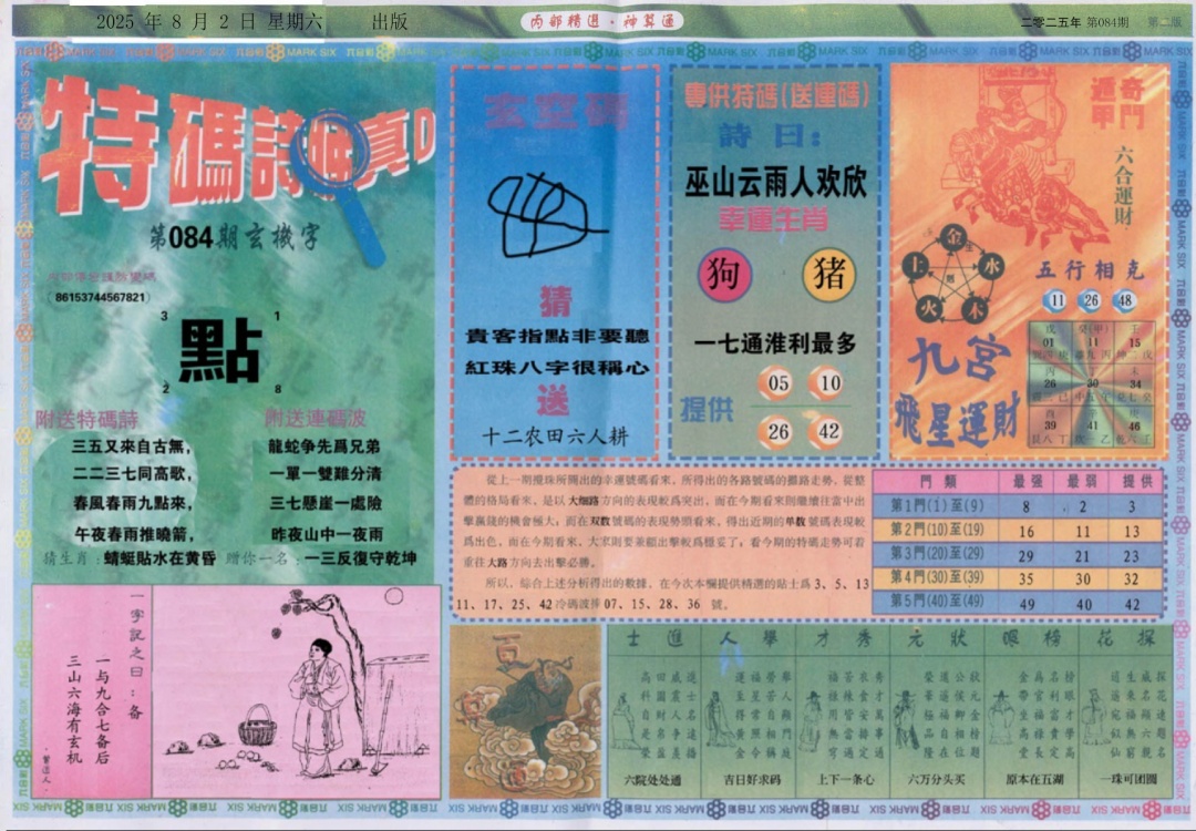 六合彩084期内部精选B