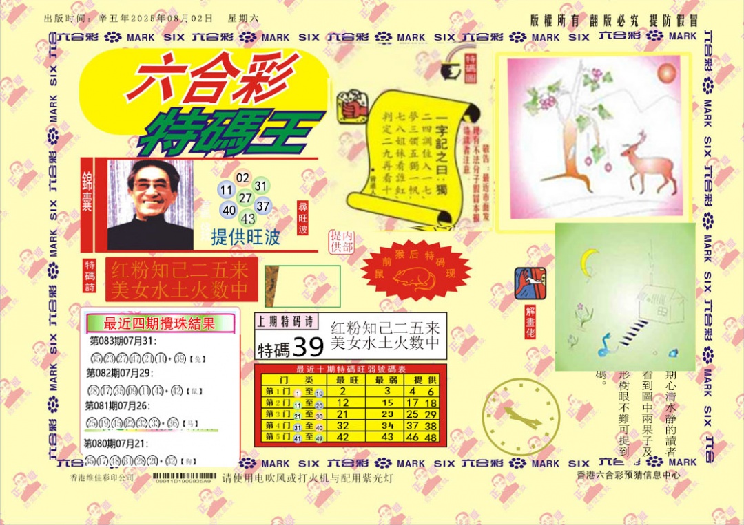 六合彩084期特码王