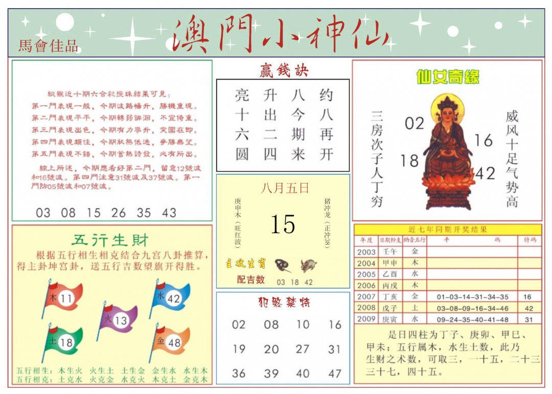 六合彩085期澳门小神仙-2