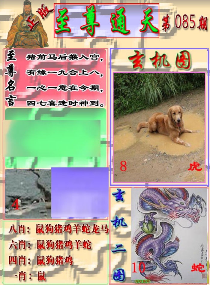六合彩085期至通报