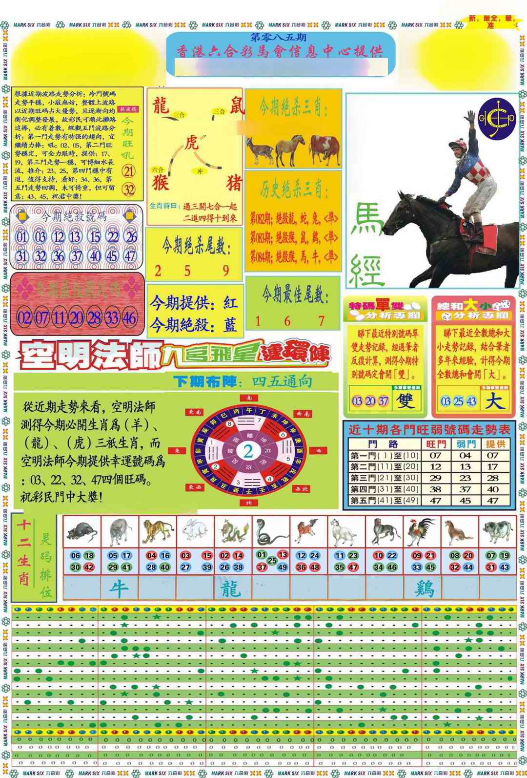 六合彩085期马经A(新图推荐)