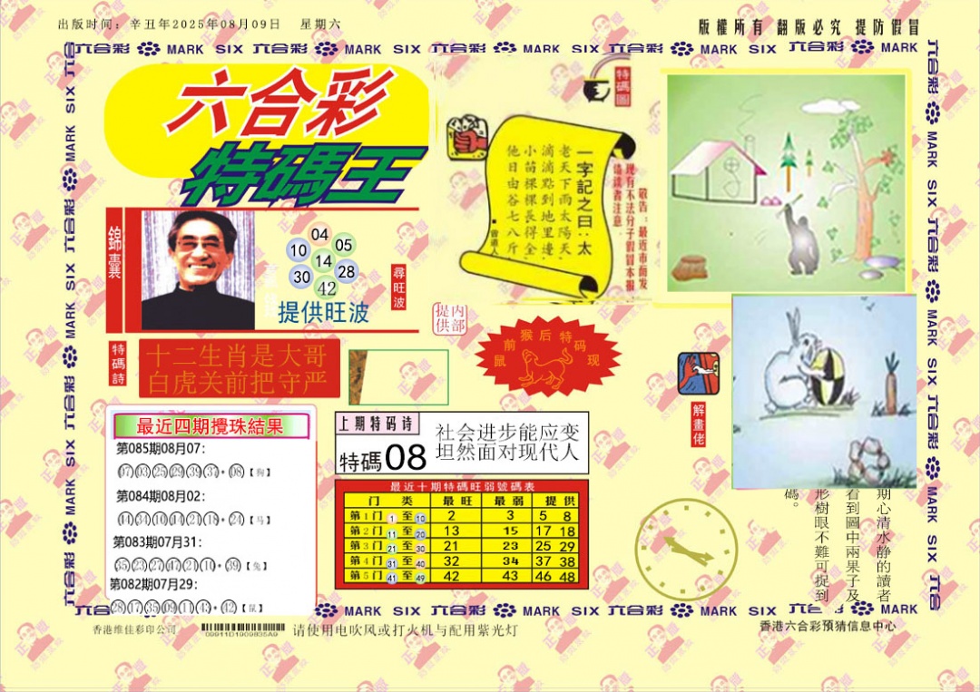 六合彩086期特码王