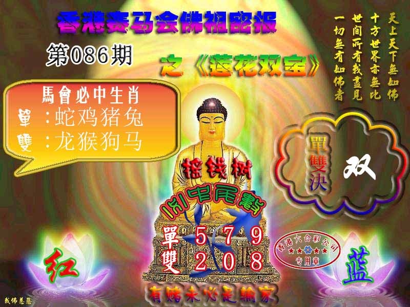 六合彩086期佛主密报-莲花双宝