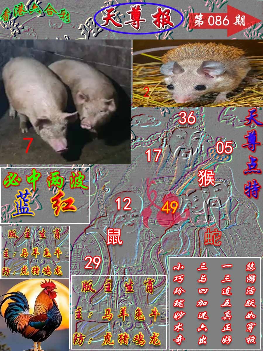 六合彩086期天尊报
