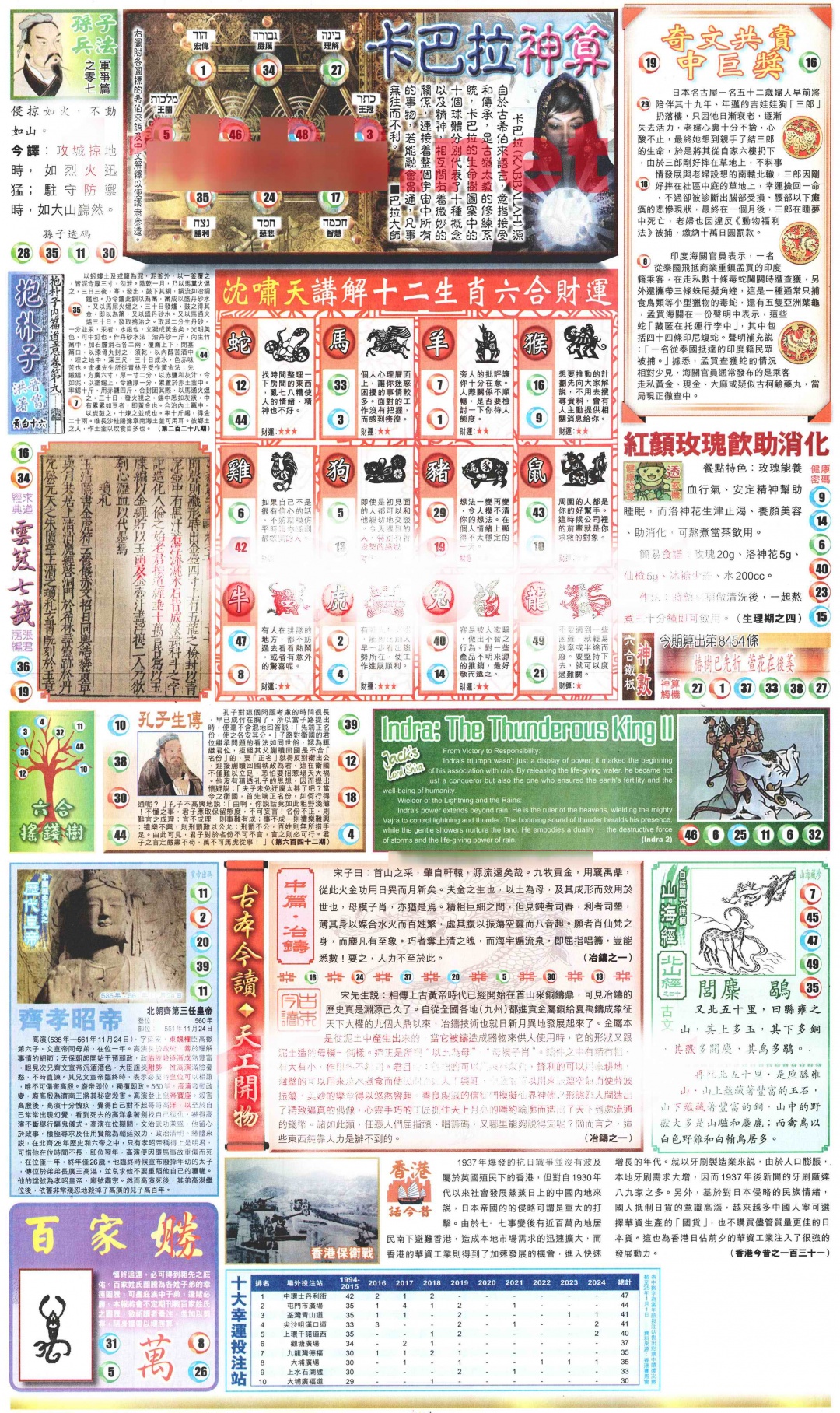 六合彩086期新报玄机(港版)D