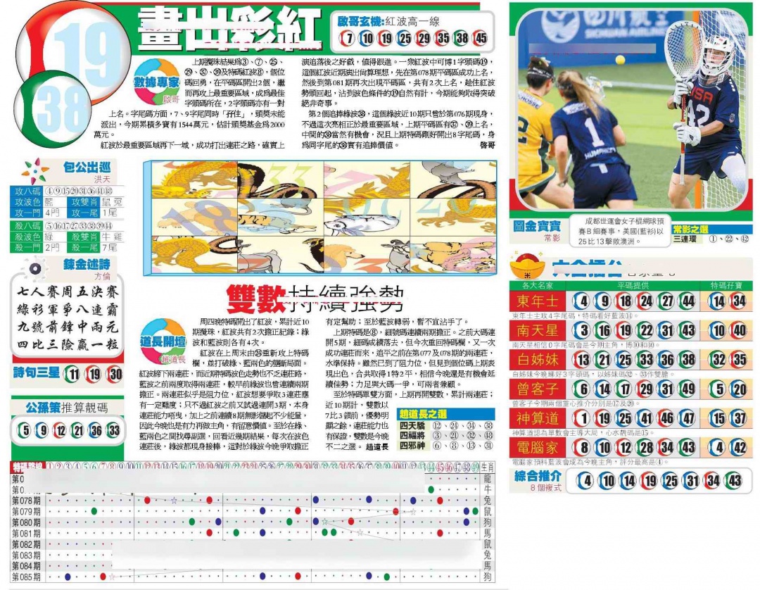 六合彩086期香港商报B