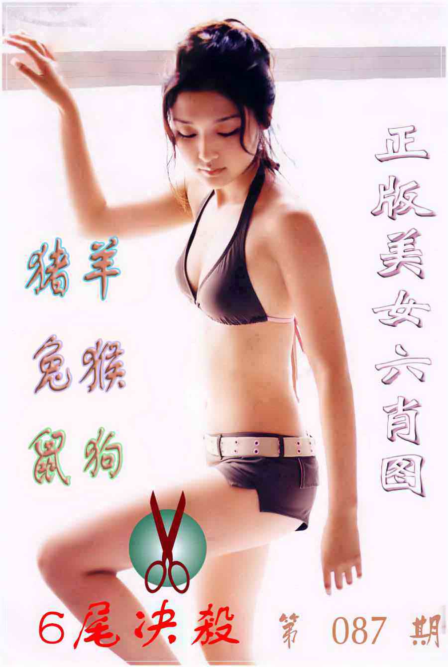 六合彩087期美女六肖图B