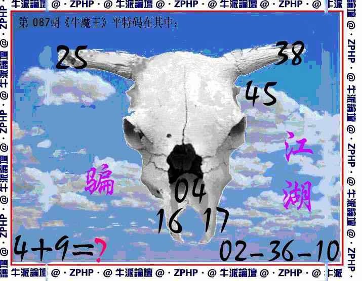 六合彩087期牛派牛魔报