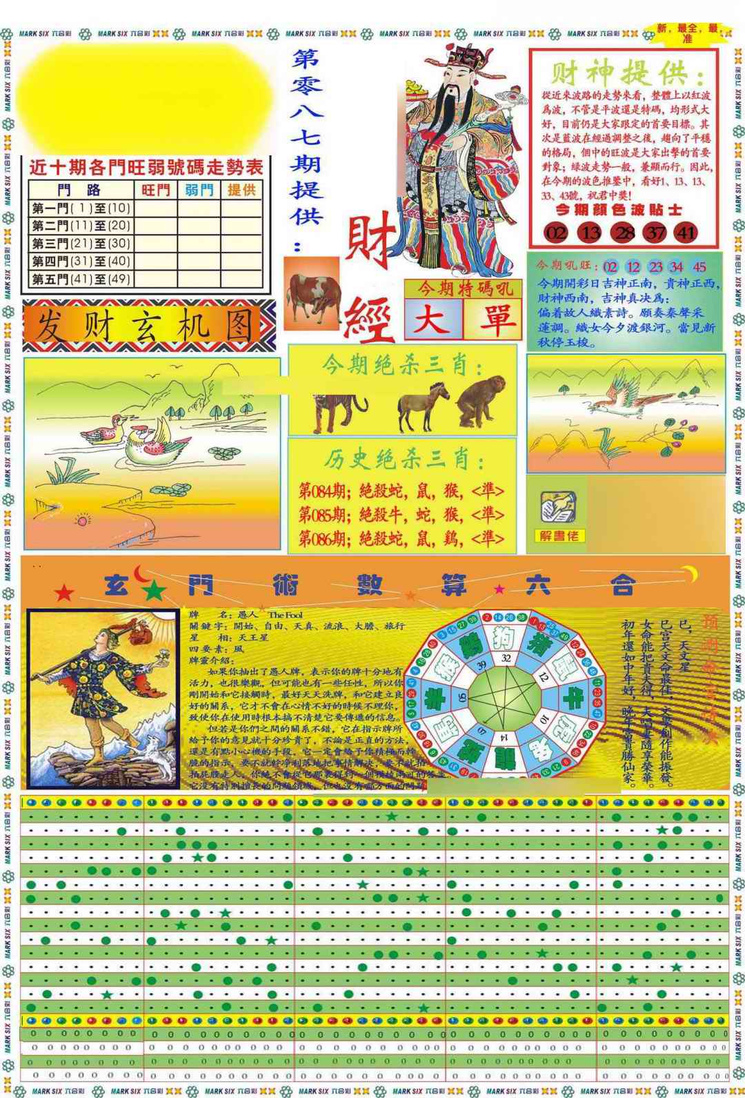 六合彩087期马经财经A(新图推荐)