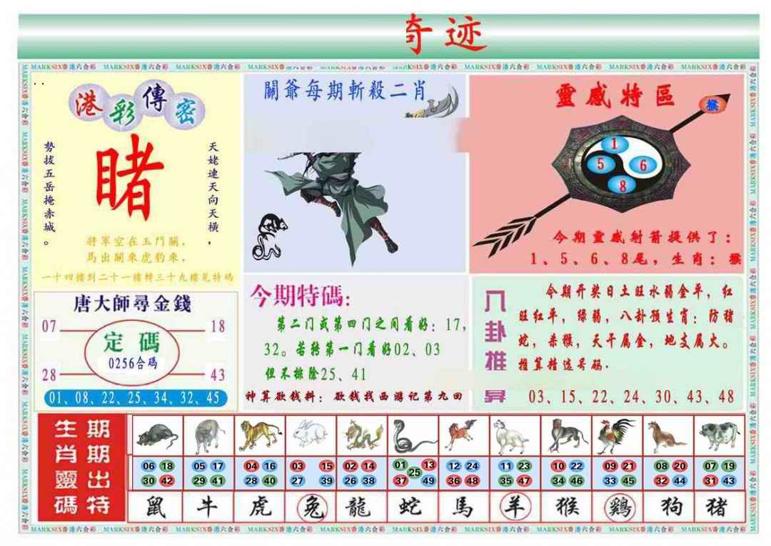 六合彩087期马经奇迹B(新图推荐)