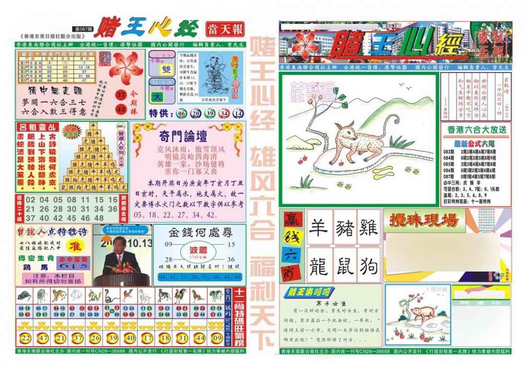 六合彩087期赌王心经