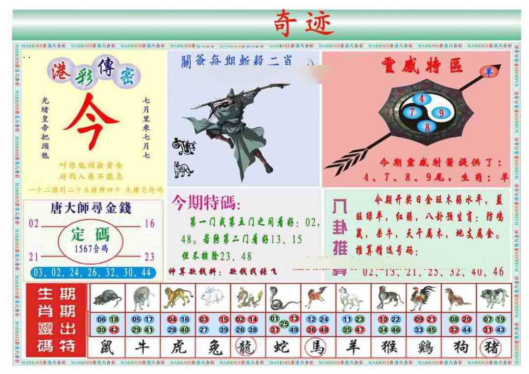 六合彩088期马经奇迹B(新图推荐)