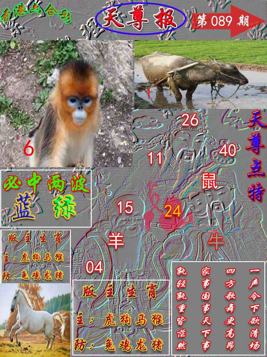 六合彩089期天尊报