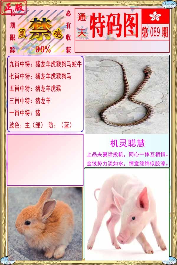 六合彩089期特码图