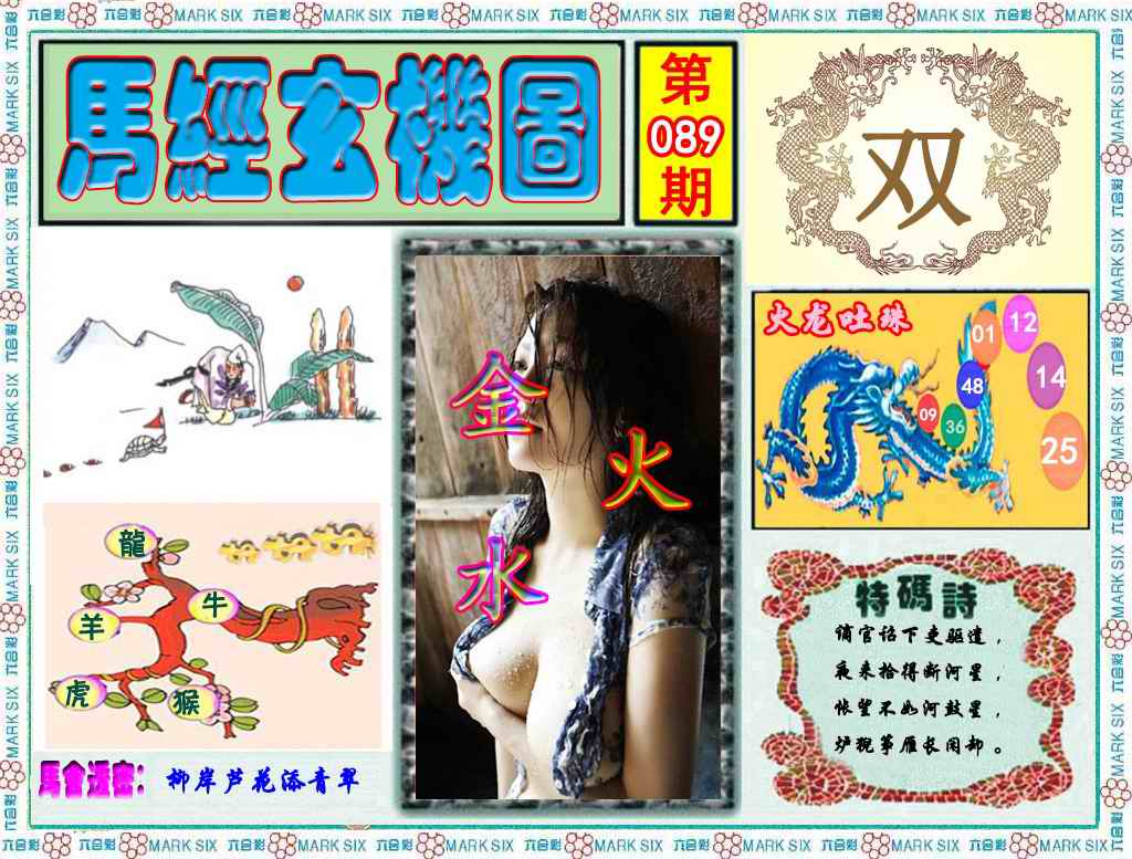 六合彩089期马经玄机图（荐）
