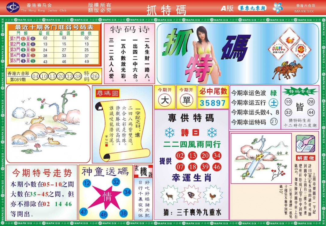 六合彩090期118抓特码A(新图)