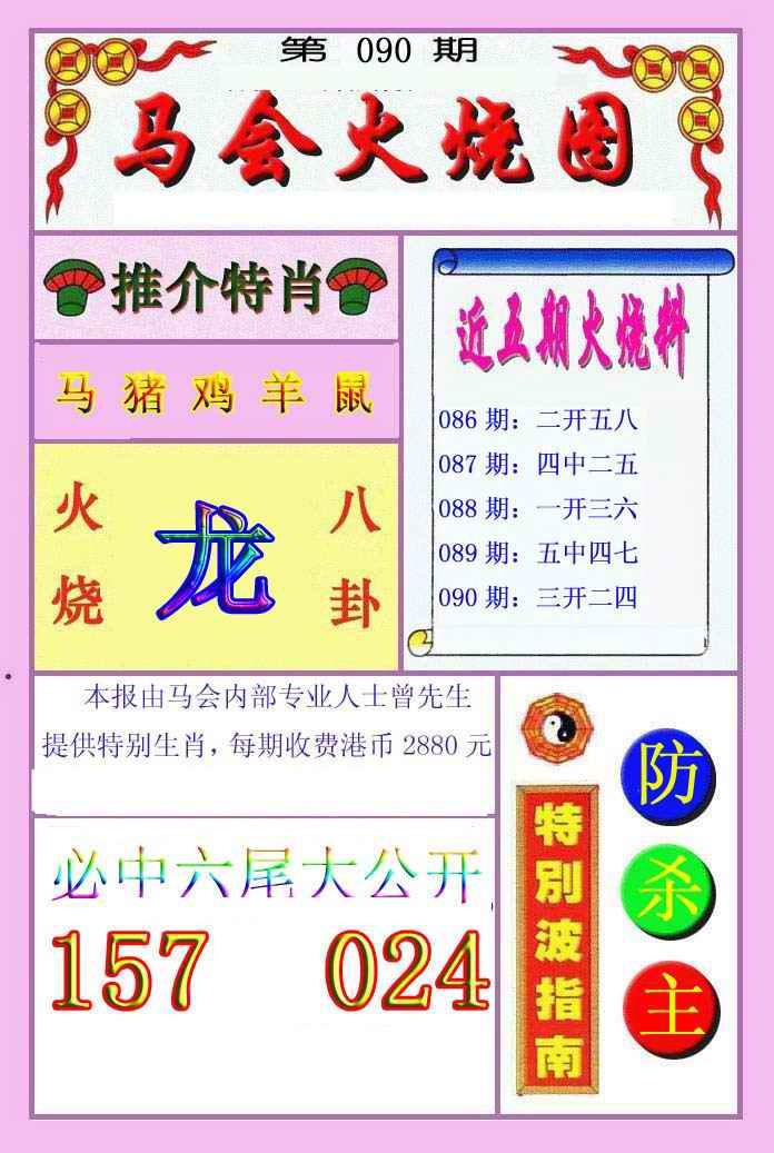六合彩090期火烧图
