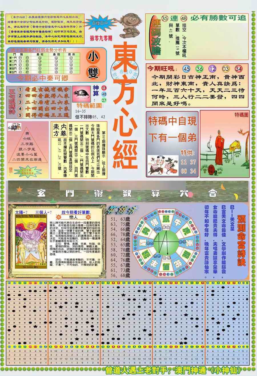 六合彩090期(新版)东方心经A