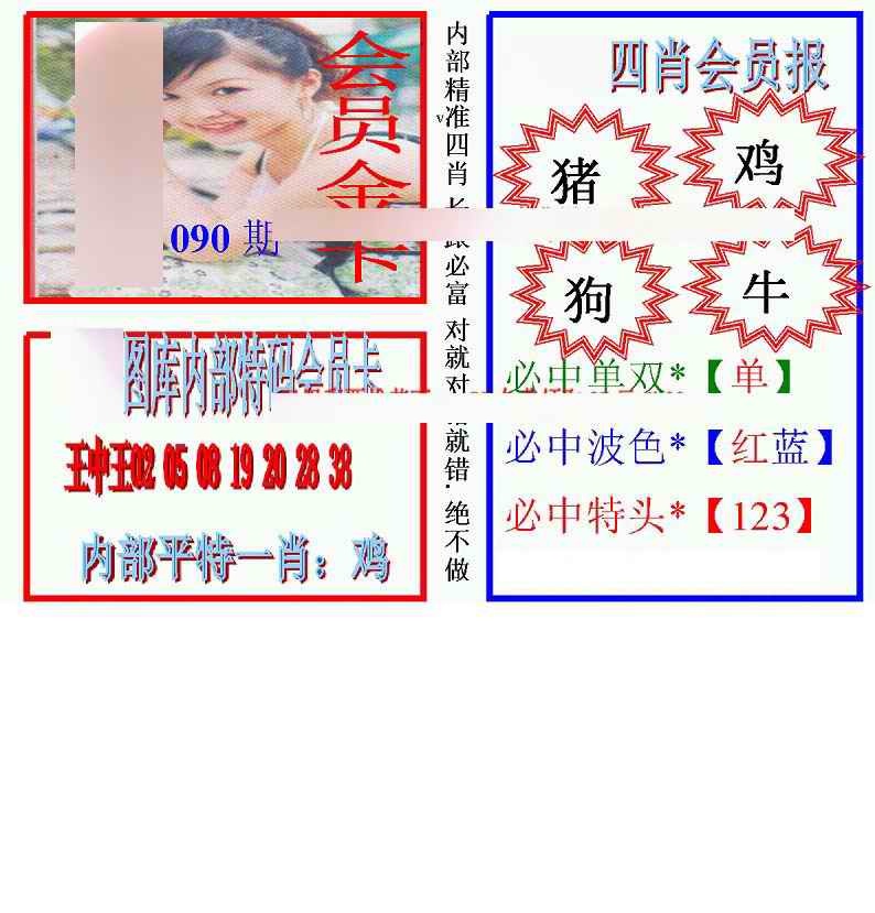 六合彩090期马经四肖会员报(新图)