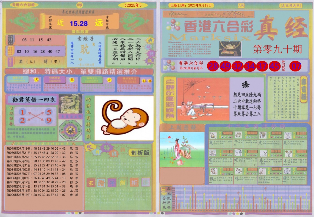 六合彩091期真经A