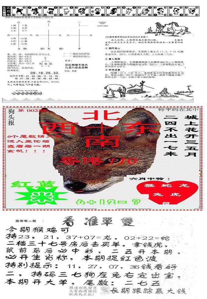 六合彩093期特码内幕B