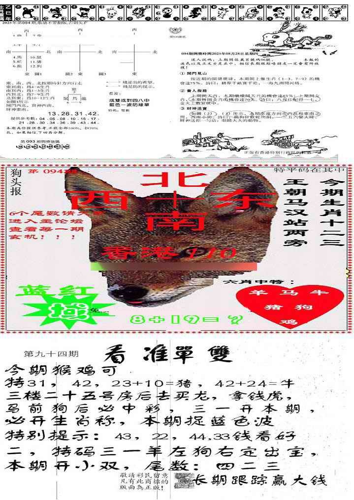 六合彩094期特码内幕B